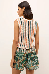 Marie Oliver Collins Tank - Primavera Stripe