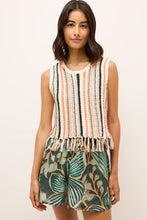 Load image into Gallery viewer, Marie Oliver Collins Tank - Primavera Stripe