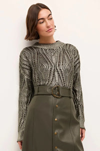 Marie Oliver Maxine Sweater - Evergreen