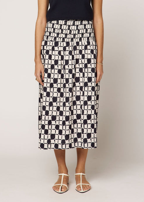 Cleobella Melanie Midi Skirt - San Marino Print