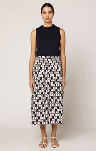 Cleobella Melanie Midi Skirt - San Marino Print