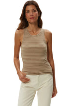 Load image into Gallery viewer, Michael Stars Carolie Striped Ribbed Tank - 3 Colors