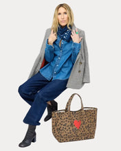 Load image into Gallery viewer, Kerri Rosenthal Nomad Tote - Multi-Cheetah