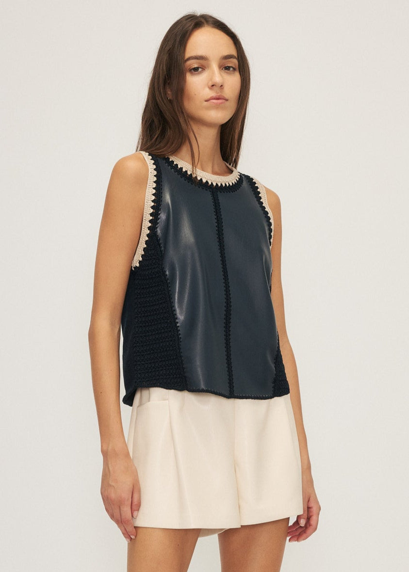 Melissa Nepton Naru Top - Navy