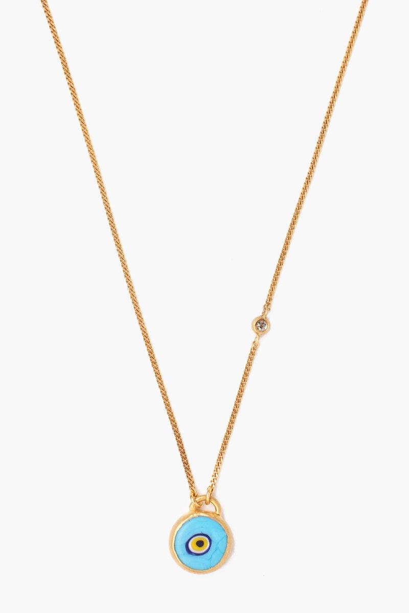 Chan Luu Evil Eye Necklace with Champagne Diamond - 2 Colors