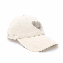 Load image into Gallery viewer, Kerri Rosenthal KR Imperfect Chenille Heart Hat - Vanilla Camel