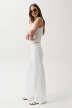 Load image into Gallery viewer, Pistola Jadyn w/Drawcord Low Slung Palazzo Jean - Optic White