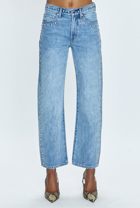 Pistola Lexi Mid Rise Bowed Straight - Satellite