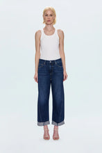 Load image into Gallery viewer, Pistola Kacey Mid Rise Cuffed Straight Jean - Cultivate
