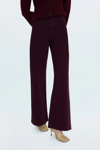 Pistola Penny High Rise Wide Leg - Claret
