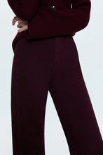 Load image into Gallery viewer, Pistola Penny High Rise Wide Leg - Claret