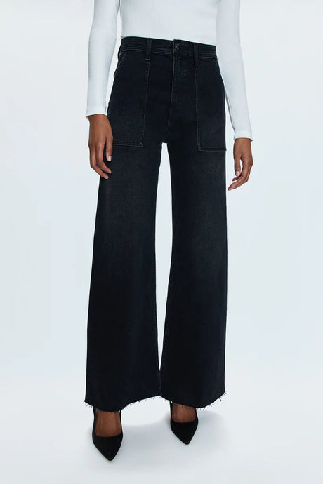 Pistola Penny High Rise Wide Leg Jean - Collins