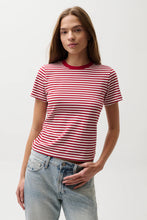 Load image into Gallery viewer, Pistola Alba Shrunken Tee - Racer Stripe