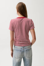 Load image into Gallery viewer, Pistola Alba Shrunken Tee - Racer Stripe