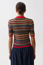 Load image into Gallery viewer, Pistola Ashlee Polo Sweater - Negroni Stripe