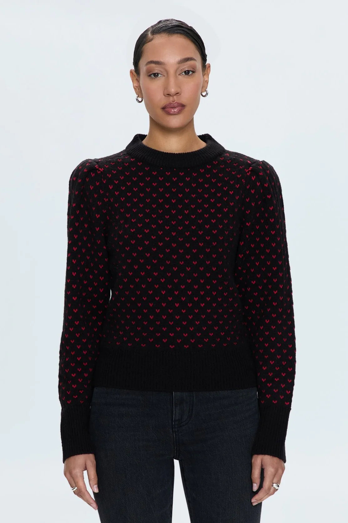 Pistola Coco Puff Sleeve Sweater - Amour