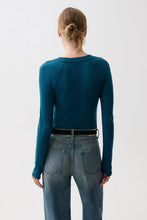 Load image into Gallery viewer, Pistola Juno Featherweight Sweater - Deep Teal