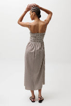 Load image into Gallery viewer, Pistola Bianca Shirred Bodice Dress - Java Stripe