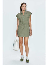 Load image into Gallery viewer, Pistola Mariah Zip Front Dress - Eucalyptus