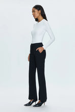 Load image into Gallery viewer, Pistola Diana Front Slit Trouser - Black