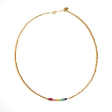 Load image into Gallery viewer, Bunny Shapiro Rainbow Sapphire Necklace