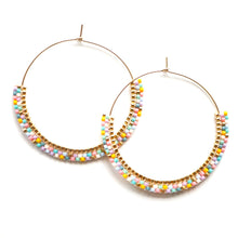 Load image into Gallery viewer, Bunny Shapiro Half Moon Hoops - 4 Colors