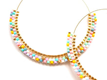 Load image into Gallery viewer, Bunny Shapiro Half Moon Hoops - 4 Colors