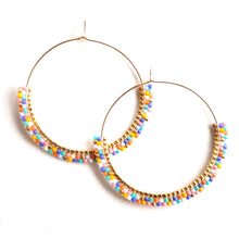 Load image into Gallery viewer, Bunny Shapiro Half Moon Hoops - 4 Colors
