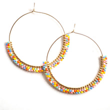 Load image into Gallery viewer, Bunny Shapiro Half Moon Hoops - 4 Colors