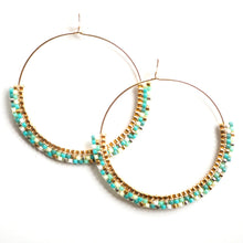 Load image into Gallery viewer, Bunny Shapiro Half Moon Hoops - 4 Colors