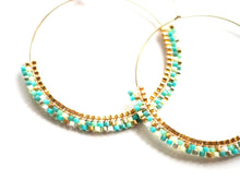 Load image into Gallery viewer, Bunny Shapiro Half Moon Hoops - 4 Colors