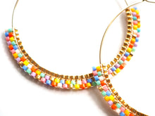 Load image into Gallery viewer, Bunny Shapiro Half Moon Hoops - 4 Colors