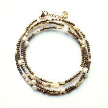 Load image into Gallery viewer, Bunny Shapiro Cocoa Pearl Wrap Bracelet
