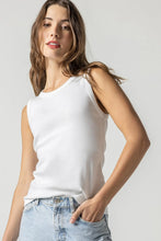 Load image into Gallery viewer, Lilla P Jewel Tank - White