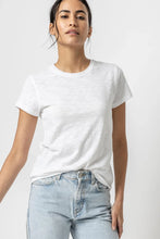 Load image into Gallery viewer, Lilla P Short Sleeve Crew - White