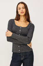 Load image into Gallery viewer, Rails Paulina Sweater - Gunmetal Lurex