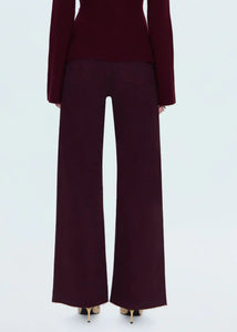 Pistola Penny High Rise Wide Leg - Claret