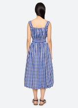 Load image into Gallery viewer, Sea Neci Dress - Navy/White Gingham
