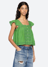 Load image into Gallery viewer, Sea Eliza Top - Green