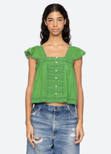 Load image into Gallery viewer, Sea Eliza Top - Green