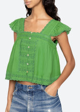 Load image into Gallery viewer, Sea Eliza Top - Green