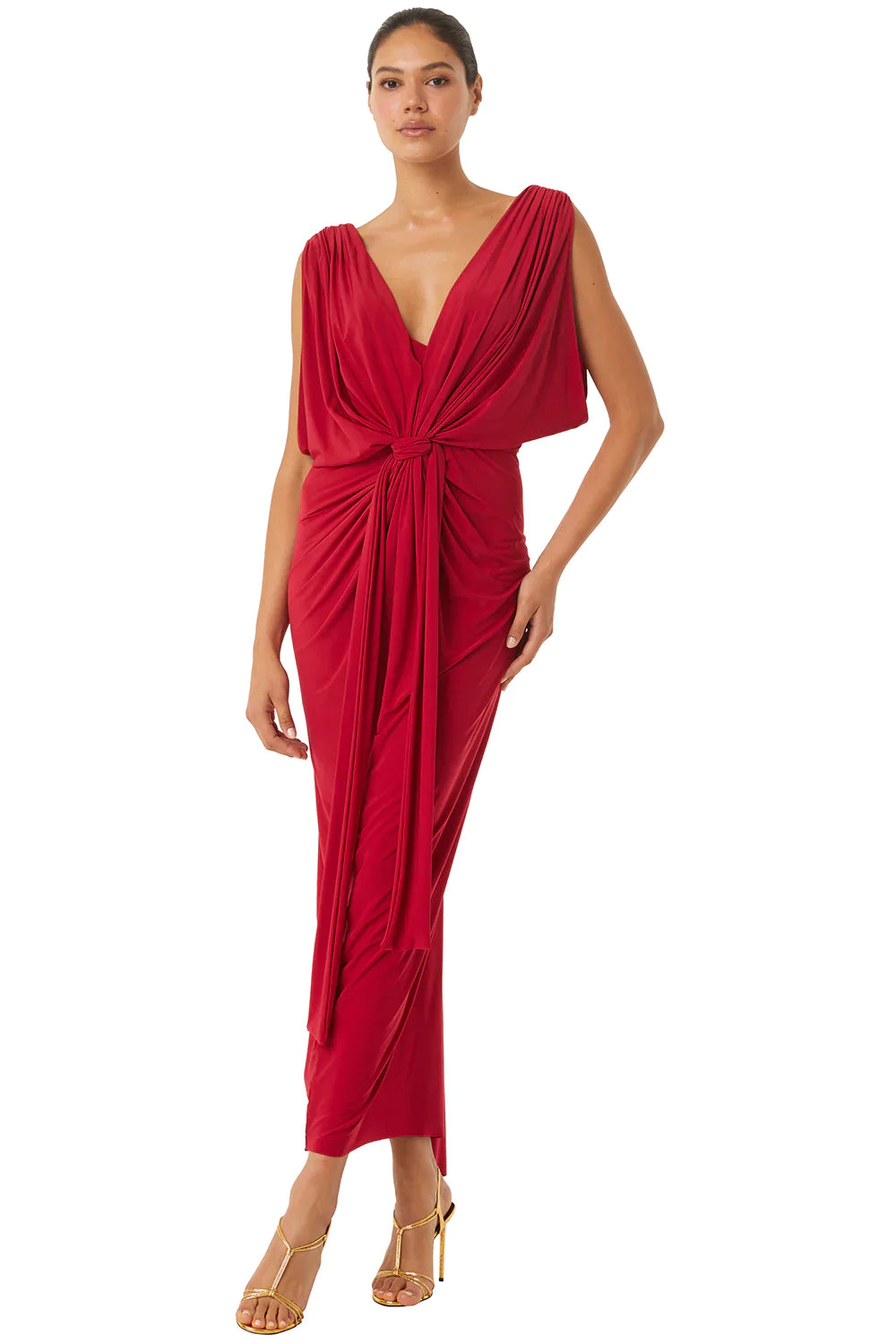 Misa Los Angeles Xenia Dress in Lipstick Red