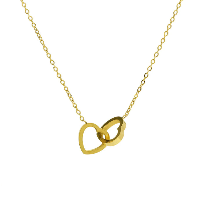 Love You More Linked in Love Necklace