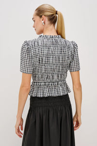 Rails Portia Top - Ash Seersucker