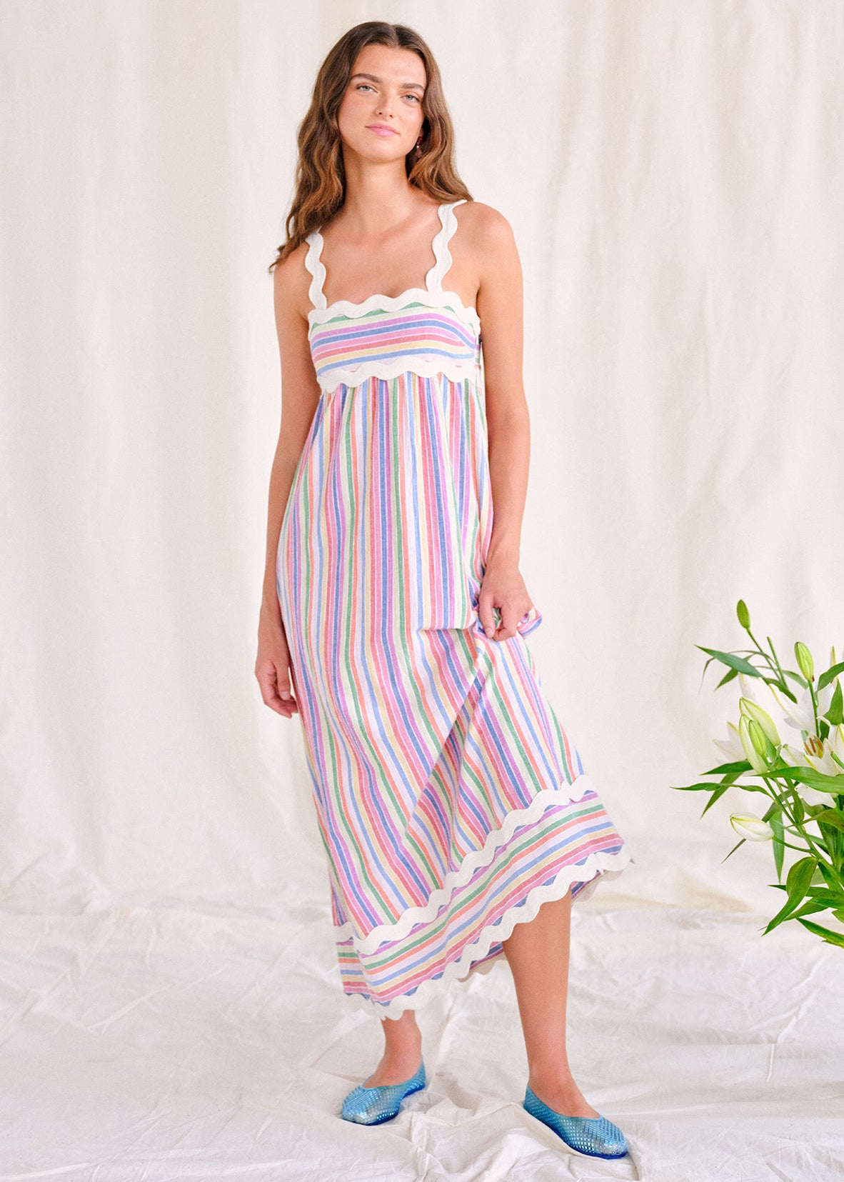 Saylor Atala Dress - Rainbow M