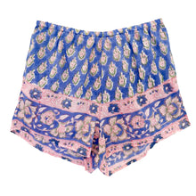 Load image into Gallery viewer, Bell by Alicia Bell 2 Piece PJ Short Set - Blue/Pink Floral