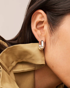 Jenny Bird Puffy U-Link Earrings - 2 Colors