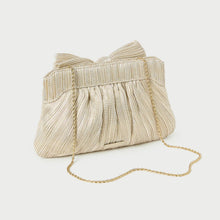 Load image into Gallery viewer, Loeffler Randall Rayne Pleated Blow Cluth - Platinum