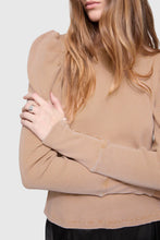 Load image into Gallery viewer, Rebecca Minkoff Astrid Puff Sleeve Top - Oat