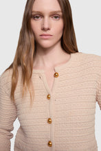 Load image into Gallery viewer, Rebecca Minkoff Isla Braided Cardi - Chalk